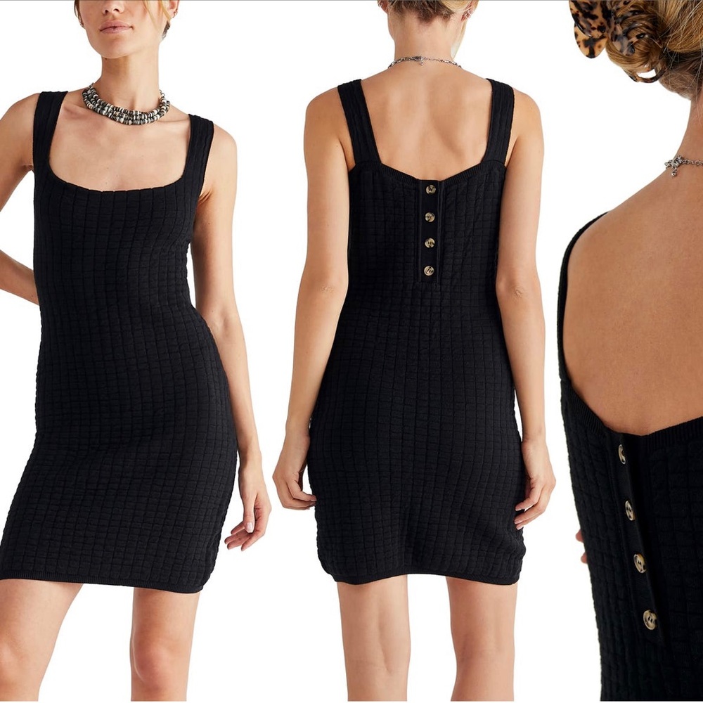 Free People Short N Sweet Sweater Mini Dress
